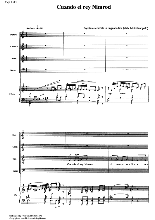 Cuando el rey Nimrod