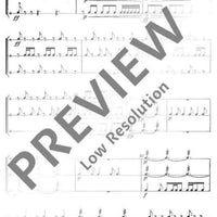 5 Schlagzeugtrios - Score (also Performing Score)