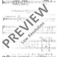 Europäische Volks- und Kinderlieder - Choral Score