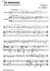 Tre impressioni - Score