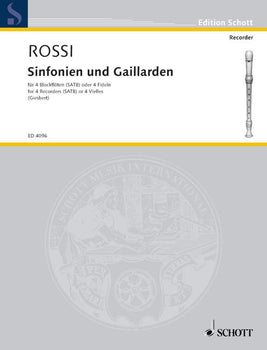 Sinfonias and Galliards - Performing Score