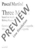 Three Motets - Choral Score