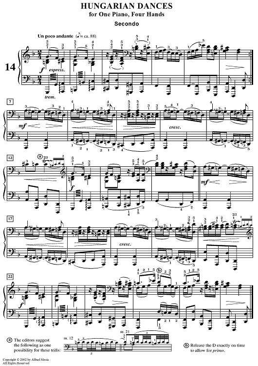 Hungarian Dance No. 14