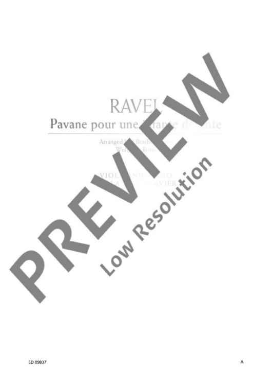 Pavane pour une infante défunte