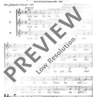 Gebet - Choral Score