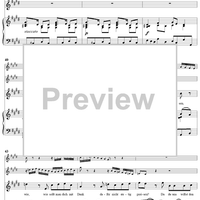 "Herr, deine Güte reicht so weit der Himmel ist", Aria, No. 3 from Cantata No. 17: "Wer Dank opfert, der preiset mich" - Piano Score