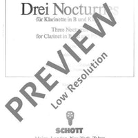 Three Nocturnes