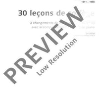 30 leçons de solfège