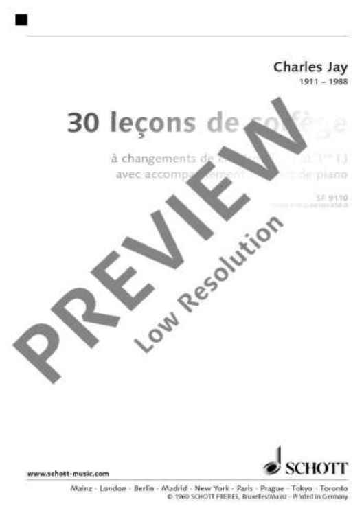 30 leçons de solfège