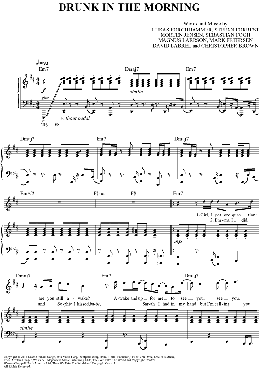 10 drunk cigarettes chords & Alcohol - Guitar TAB 10 Drunk Cigarettes - song
