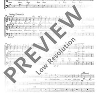 Die Brücke von Avignon - Choral Score