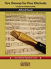 Five Dances for Five Clarinets - Oboe 1