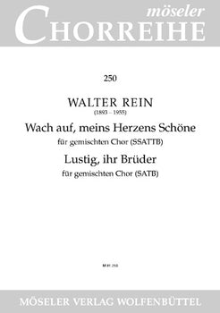 Be happy, you brothers / Awake, beauty of my heart - Choral Score