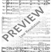 Ach, wie nichtig, ach, wie flüchtig - Choral Score