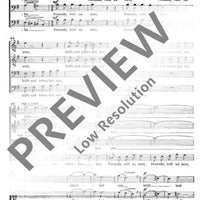 Der trunkene Dichter - Choral Score