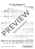 Der frohe Wandersmann in E major - Choral Score