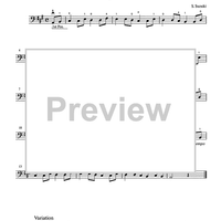 Suzuki Bass School, Volume 1 - Bass Part