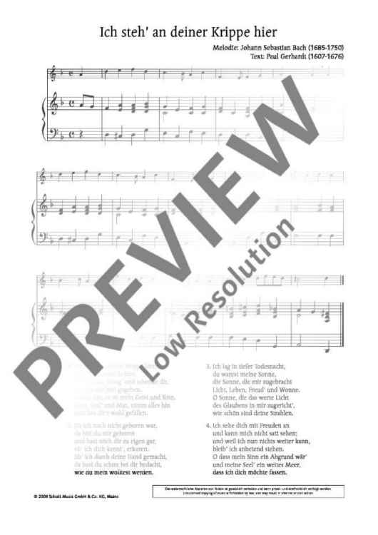 Ich steh' an deiner Krippe hier