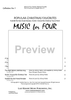Music for Four, Collection No. 1 - Popular Christmas Favorites - F Horn/English Horn 3