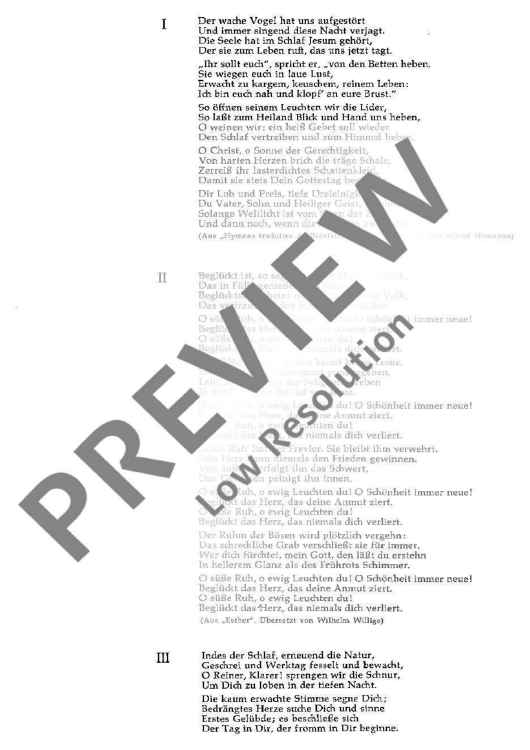 Geistliche Hymnen und Gesänge - Choral Score