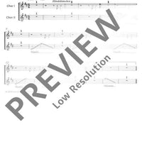 Florian auf der Wolke - Choral Score