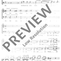 ... wie in Welschland lau und blau ... - Choral Score