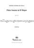 Flute Sonata in D Major, Op. 2, No. 5 - Cello