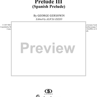 Prelude No. 3 in E-flat Minor (Spanish Prelude)