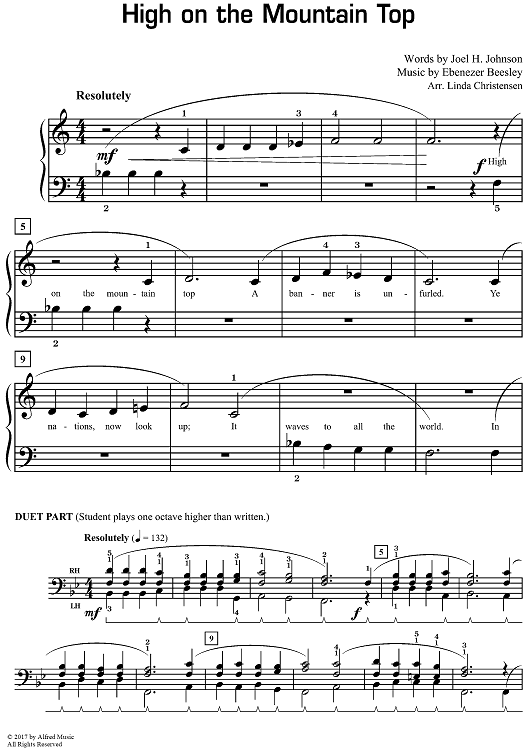 High on the Mountain Top