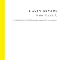 Psalm 126 (127) - With Piano Reduction, For Rehearsal Only