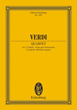 String Quartet E minor - Full Score