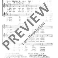 Alle Vögel sind schon da / Schlaf, Kindchen, schlaf - Choral Score