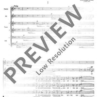 Nachts - Choral Score