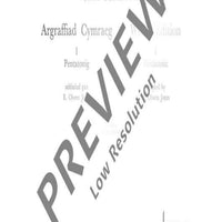 Argraffiad Cymraeg - Vocal And Performing Score