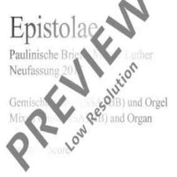 Epistolae - Choral Score