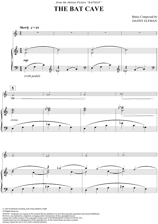 The Bat Cave - from the movie "Batman"