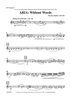 Aria: Without Words - Bb Clarinet 3