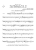 Two Madrigals, Vol. 10 - from Morley's "First Book of Madrigals to 4 Voices" (1594) - Trombone 4