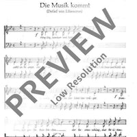 Die Musik kommt - Choral Score