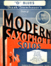 "G" Blues - Alto Saxophone