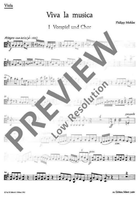 Viva la musica - Viola