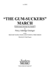 The Gum Suckers March - Oboe 1
