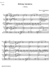 Birthday Variations Debussy - Score