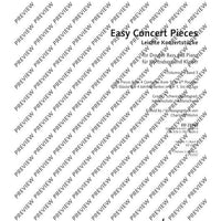 Easy Concert Pieces