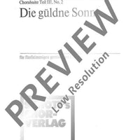 Choralsuite Teil III - Choral Score