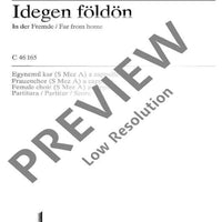 Igeden földön - Choral Score