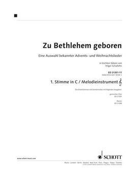 Zu Bethlehem geboren - C Instrument 1
