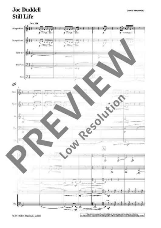 Still Life - Score and Parts