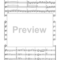 Symphonia No. 4 in D Major - for String Orchestra - Score