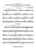 Five Dances for Five Clarinets - 1st Flutes